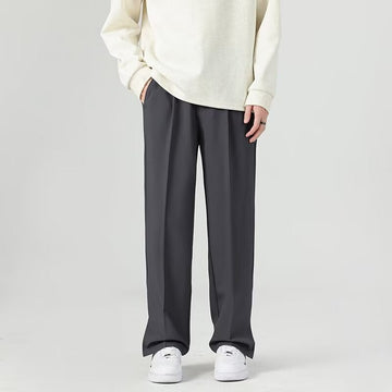 Pantalon pour hommes Coupe fuselée Tissu fluide et respirant Longueur cheville à neuf points